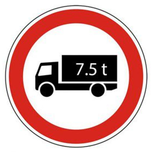 Restricții de circulație pentru autovehiculele de mare tonaj