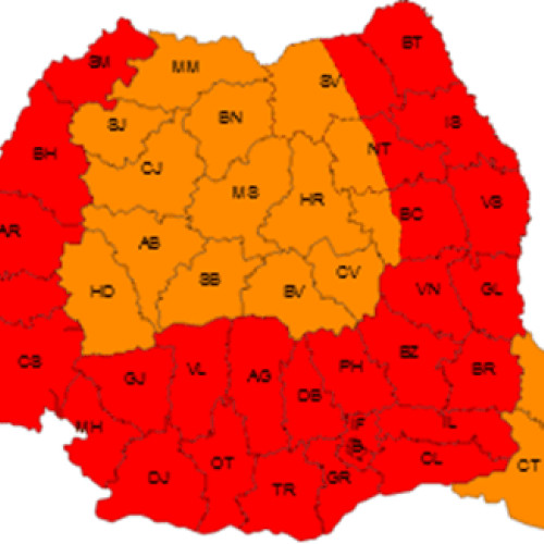 Cod roșu de caniculă pentru cea mai mare parte a țării în weekend