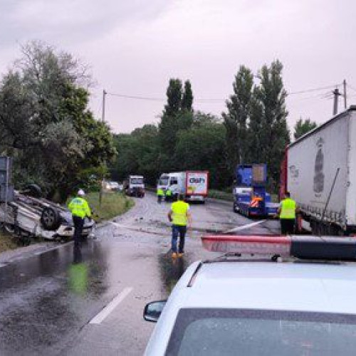 Accident rutier grav pe DN2-E85, la Râmnicu Sărat