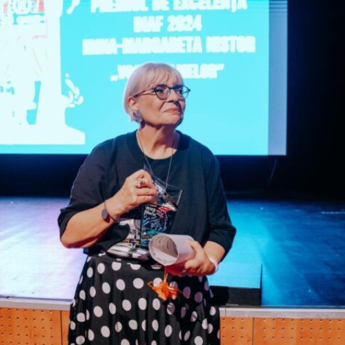 Primul premiu de excelență al Buzau International Arts Festival oferit Irinei-Margareta Nistor