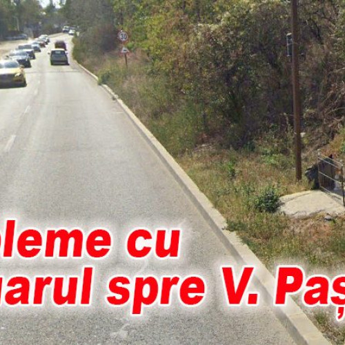 Dificultăți în realizarea trotuarului spre podul de la V. Pașii