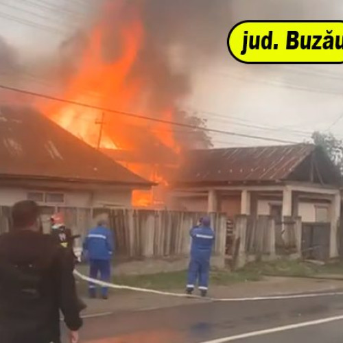 Incendiu devastator la o locuință din comuna Cislău