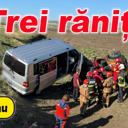 Accident rutier în apropiere de Săhăteni