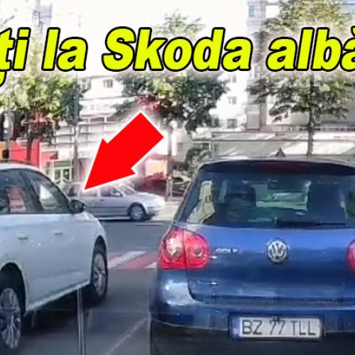 Incident rutier surprins la intersecția str. Ciochinescu cu Bd. Unirii Sud