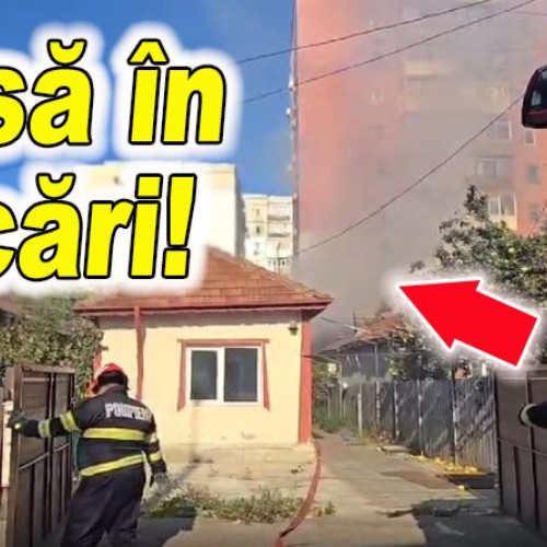 Incendiu la o casă din Micro V, Buzău