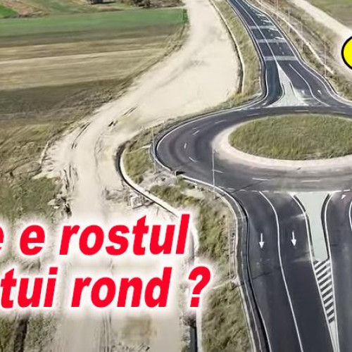 Primul rond de reparatie din Romania, pe drumul E85 spre A7