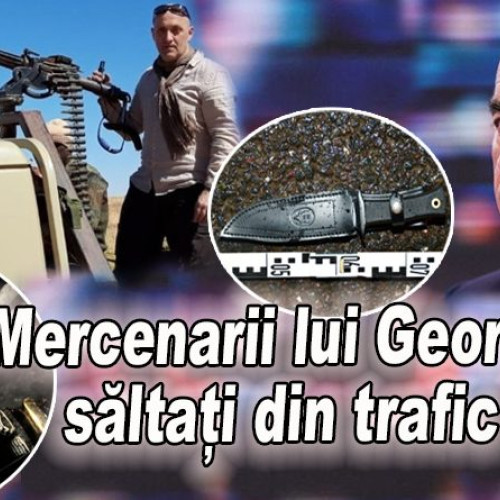 Pistoale și arme albe descoperite în autoturismele mercenarilor lui Georgescu