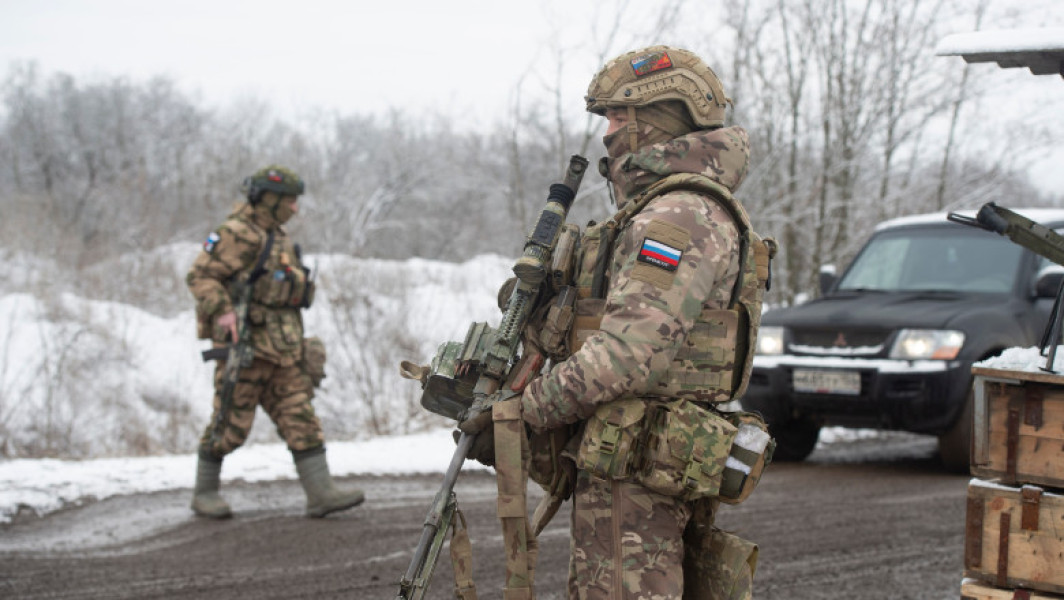 Soldați ruși încercând să dezertifice dintr-o unitate militară din Krasnodar