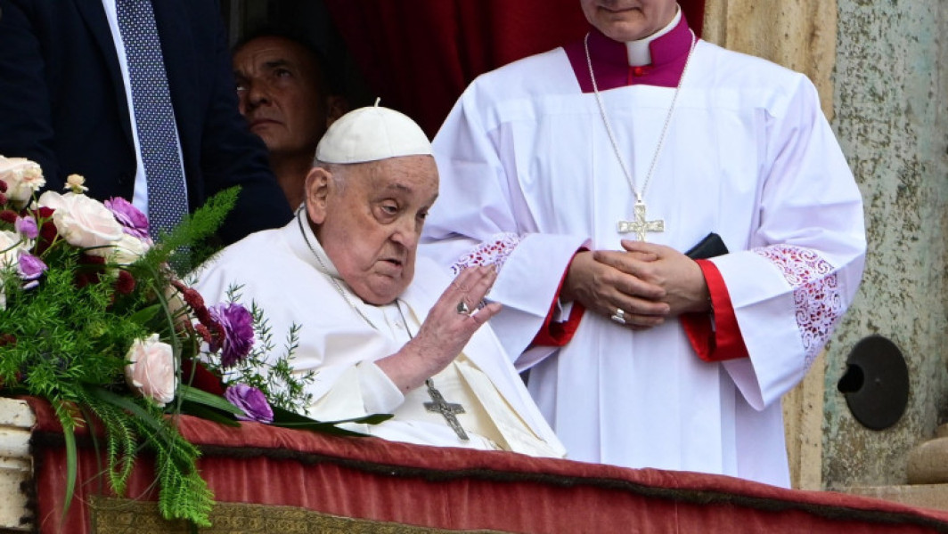 Papa Francisc a oficiat binecuvântarea de Paște la Vatican