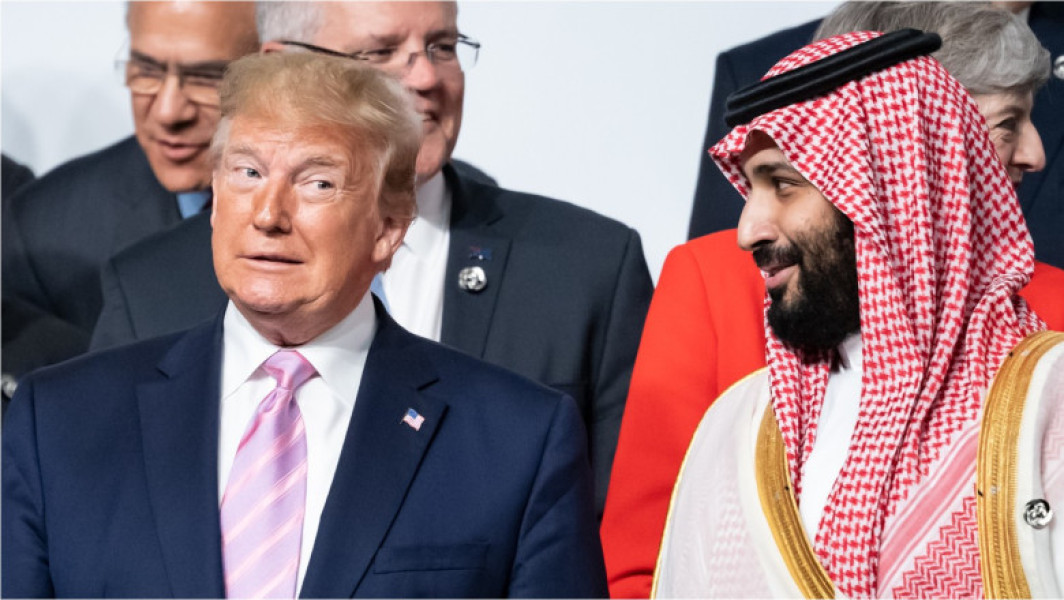 Donald Trump primit cu fast în Arabia Saudită