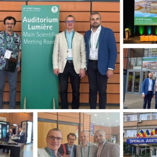 Patru medici ai Spitalului Județean, prezenți la Congresul Anual EFORT din Franța