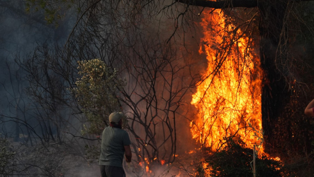 Incendiu forestier în provincia Izmir, Turcia, amenință locuințe și zone industriale