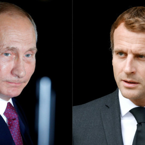 Putin și Macron poartă prima discuție telefonică din ultimii trei ani