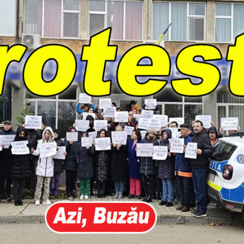 100 de protestatari scandând: "Și noi suntem importanți!