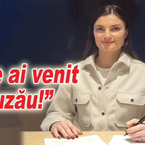 Alexandra vine în Buzău - o veste bună!