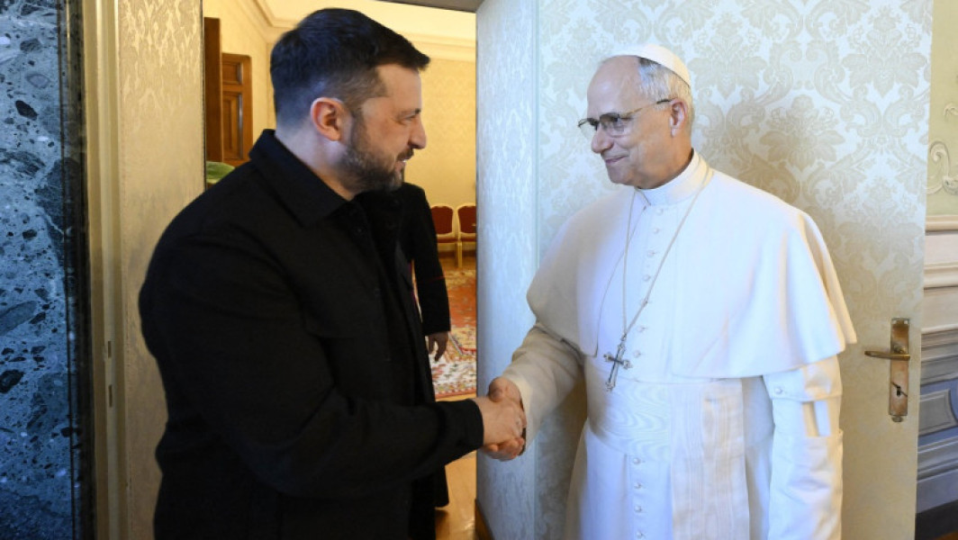 Papa Leon al XIV-lea s-a întâlnit cu Volodimir Zelenski la Castel Gandolfo