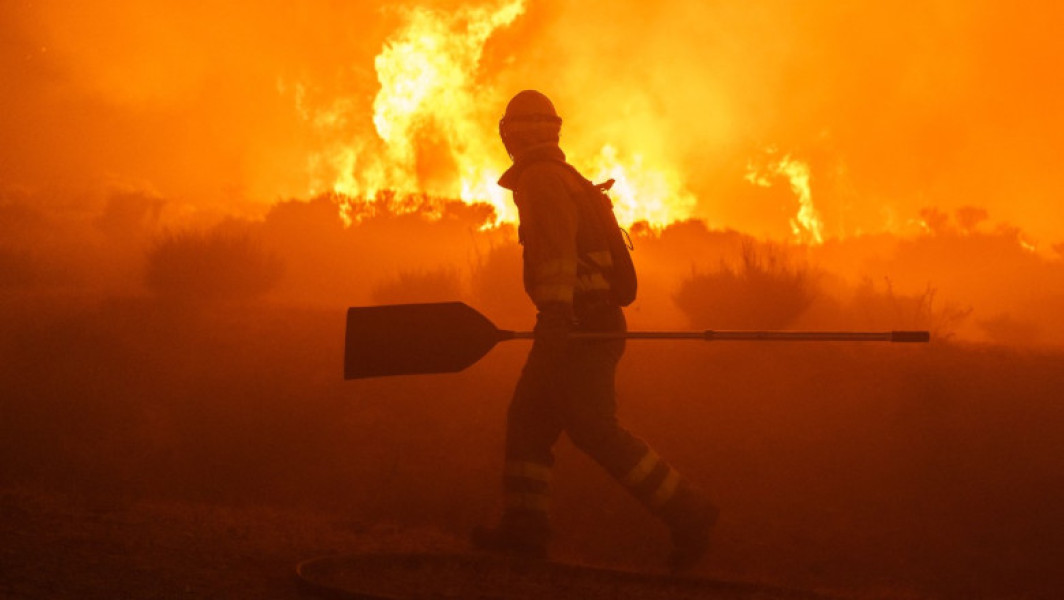 Incendiul forestier din centrul Spaniei face ravagii