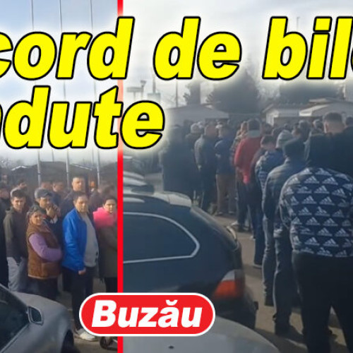 Record la vânzarea de bilete la talciocul din Buzău: peste șase mii achiziționate într-o singură zi!