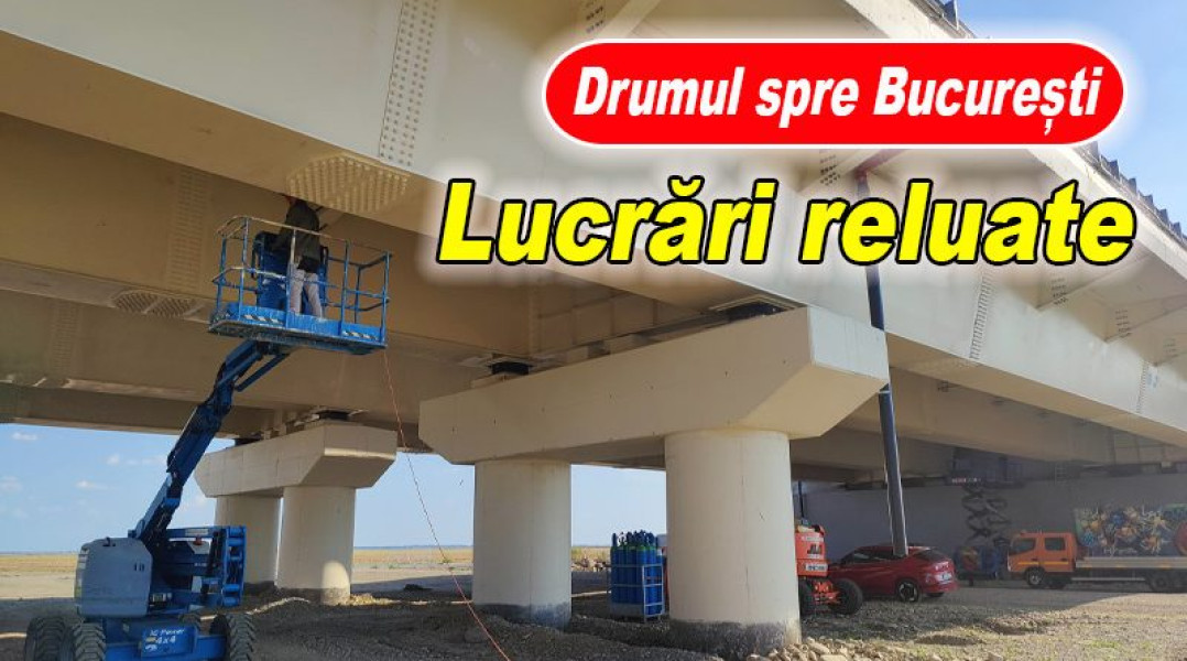 Podul de pe autostrada A7 din județul Buzău, care le-a creat probleme șoferilor, urmează să fie consolidat