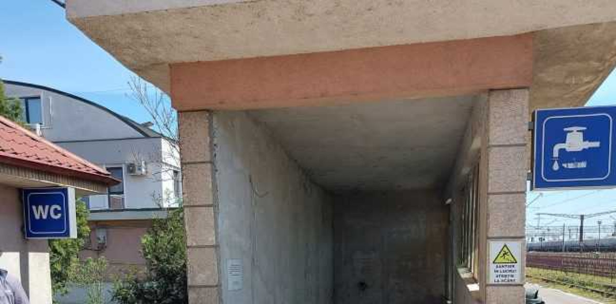 pasajul subteran din gara buzău, în proces de reabilitare după ani de degradare
