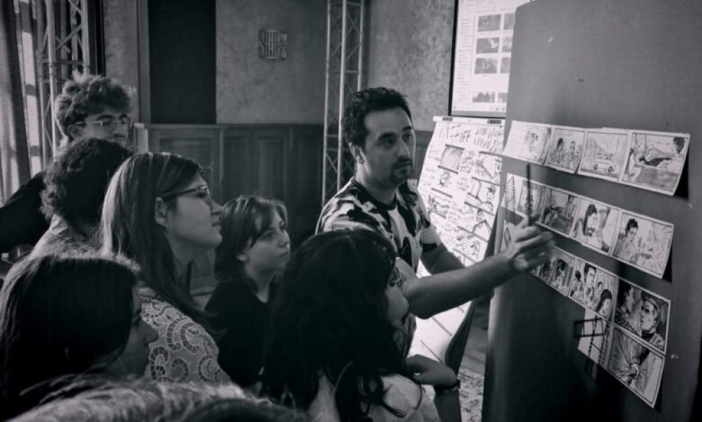 Storyboard la BIAF: Mihai Grăjdeanu unește banda desenată cu filmul