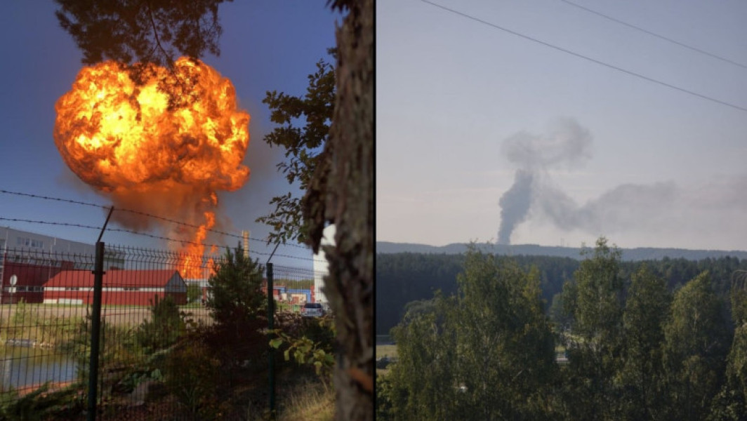 Explozie și incendiu la terminalul GPL din Vilnius