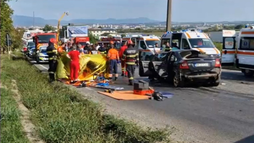Accident grav la ieșirea din Baia Mare: tatăl și fiul său de 14 ani au murit