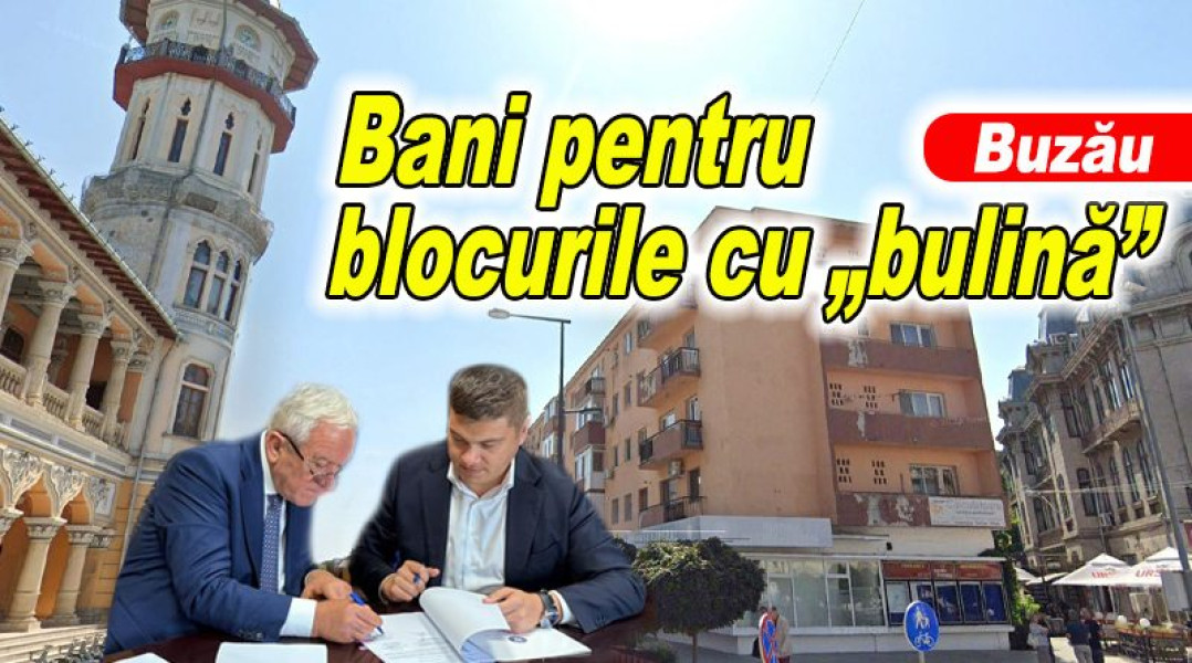 Patru blocuri din centrul Buzăului vor avea reabilitare termică