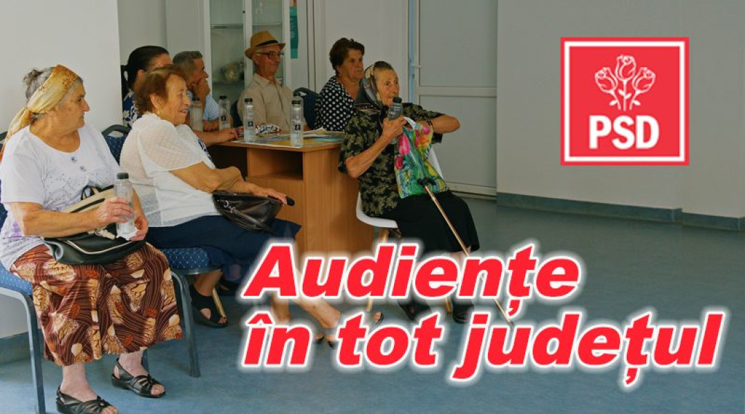 Consilierii județeni PSD Buzău vor ține audiențe în toate localitățile din județ
