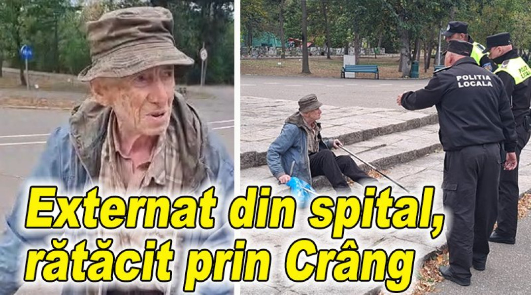 Bătrân din Breaza rătăcit în Parcul Crâng după externare din spital