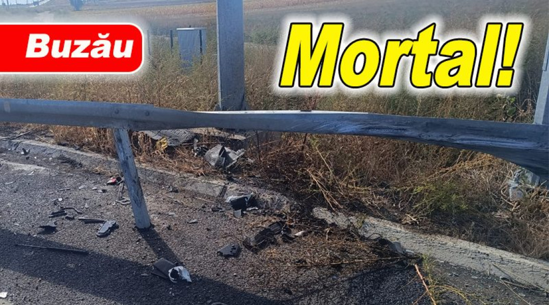 Accident mortal în sensul giratoriu de pe drumul de legătură E85 și A7