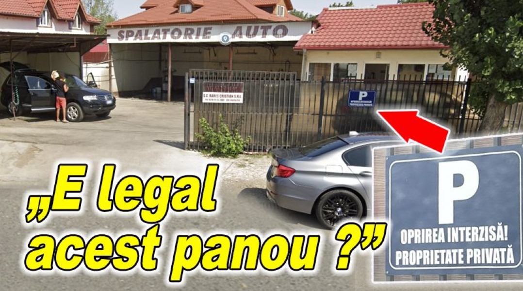 Buzoian reclamă legalitatea unui panou publicitar amplasat pe un gard