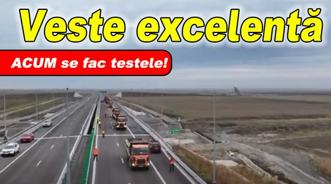 Încep testele pe podul lotului Mizil-Buzău de pe A7 pentru deschiderea circulației