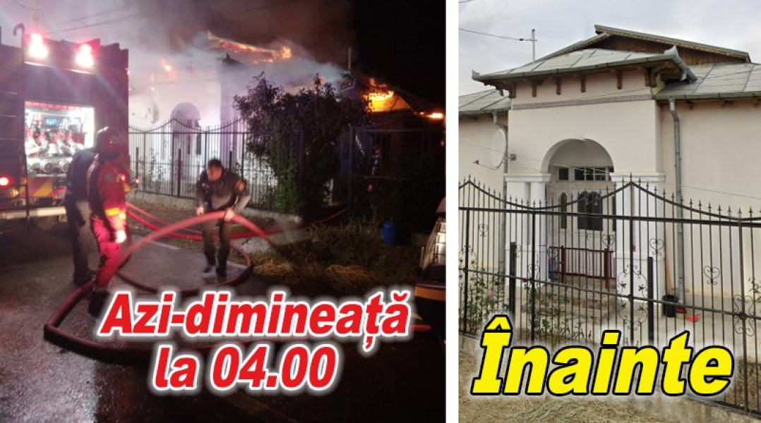 Incendiu devastator în Lipia distruge o casă și ucide animale din gospodărie