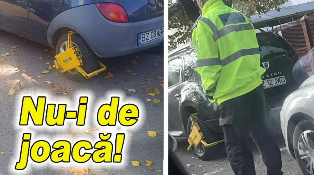 În Buzău, șoferii riscă amenzi mari pentru neplata taxei de parcare