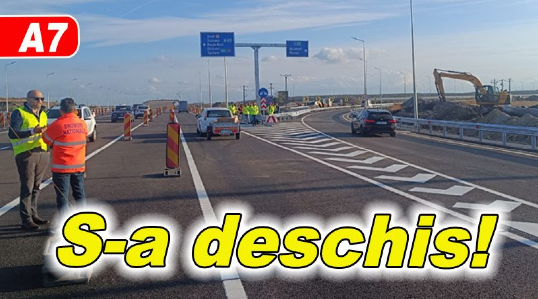 Se deschide autostrada de la Buzău spre Mizil și București