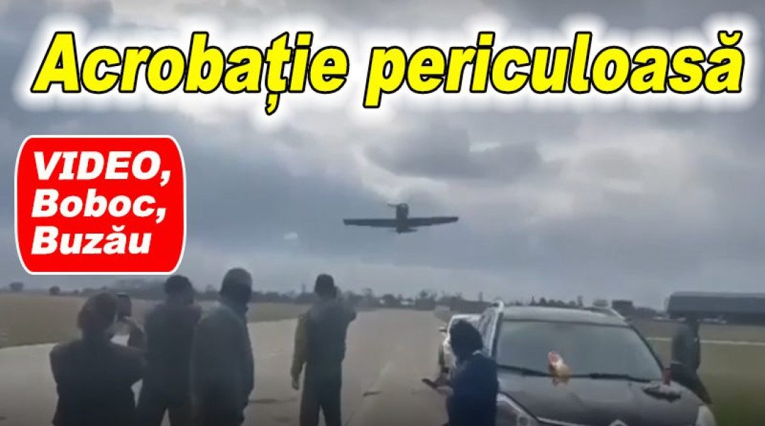 Incident la școala de piloți de la Boboc în timpul unui zbor de instrucție