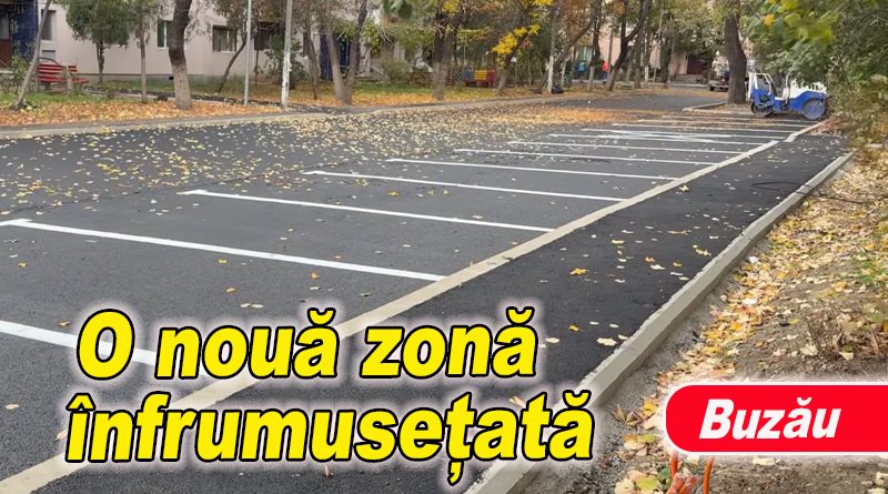 Zona din jurul Aleii Parcului din Buzău a fost reamenajată