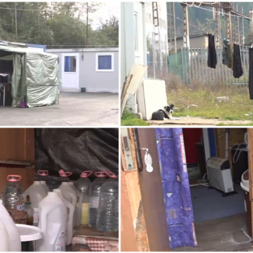 Locuitorii din Aninoasa încă stau în containere, deși promisiunile sunt de trei ani