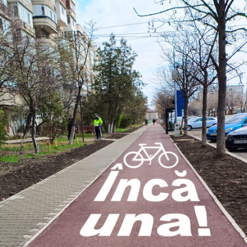 Gata pista pentru bicicliștii din Buzău: Asfaltată pe Bd. 1 Decembrie, legătură cu zonele centrale