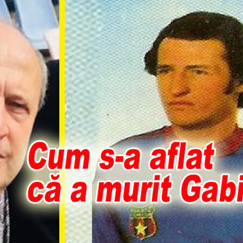 Fratele meu a găsit numele lui Gabi Zahiu pe lista persoanelor decedate!