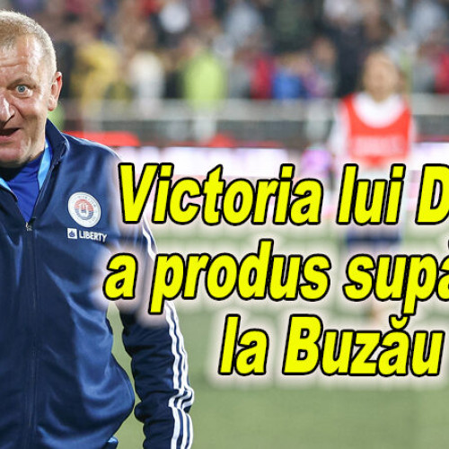 Supărare la Buzău din cauza victoriei lui Dorinel: Suporterii buzoieni nu au avut noroc cu antrenorii lor