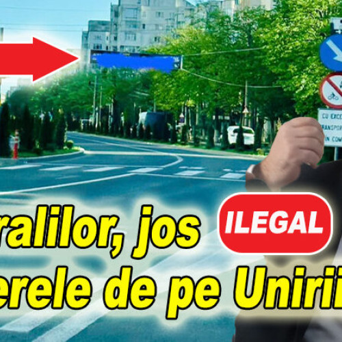 Ionuț Apostu solicită îndepărtarea bannerelelor ilegale ale PNL de pe Unirii, conform certificatului de urbanism.