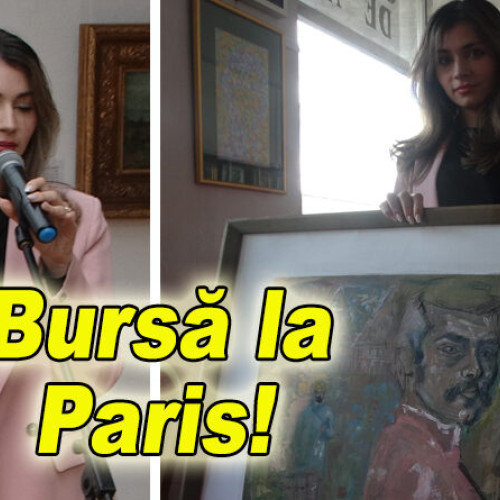 Tânăra din Buzău primește burse la Paris pentru detașata pictură a lui Andreescu