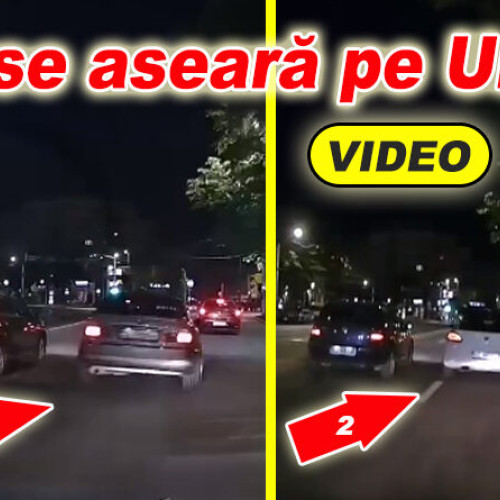 Raliu pe Bd. Unirii, filmat de un șofer pe grupul Info Trafic Buzău / VIDEO