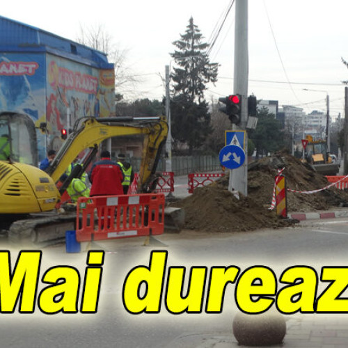 Lucrări la intersecția Frăsinet și Mesteacănului pentru prevenirea inundațiilor