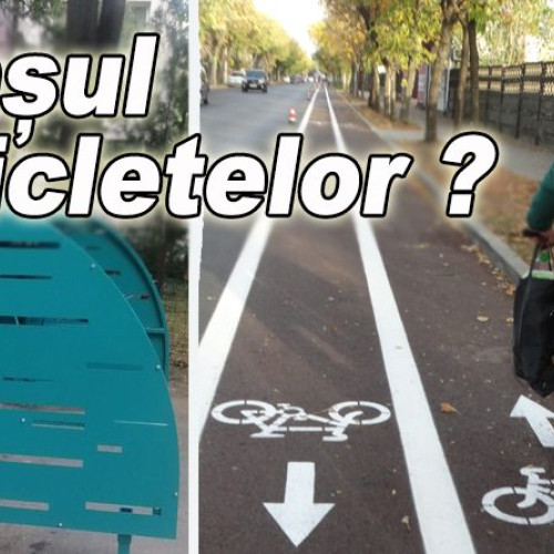 45 de garaje de biciclete se instalează în Buzău
